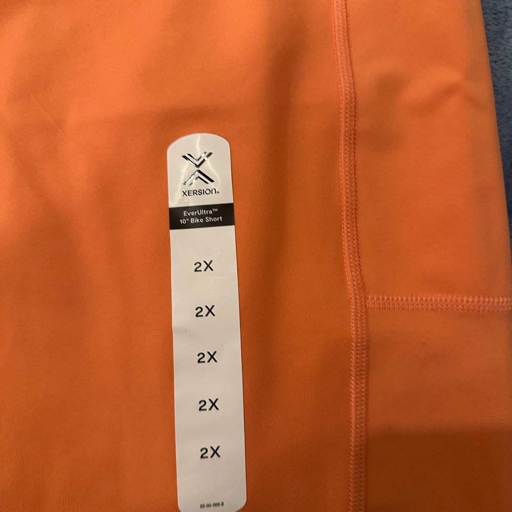 Xersion Women's Orange Shorts - Picture 3 of 8